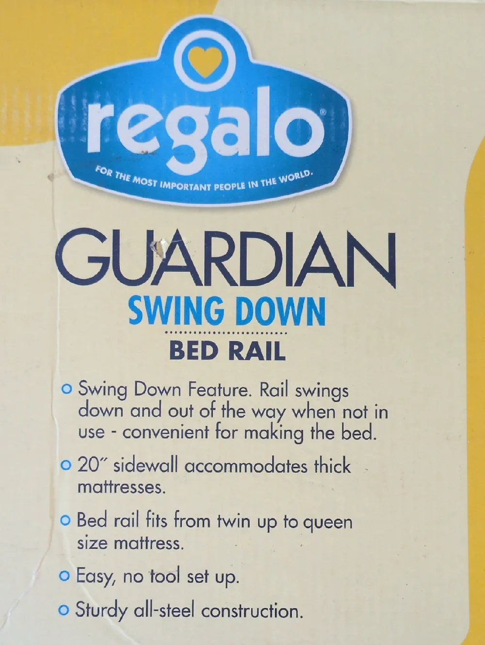 Regalo Guardian Swing Down Bed Rail